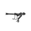 Neomounts NM-D775DX3BLACK Monitorarm 17-27" - Gasfeder - Topfix - 180°-Stopp - Klemme/Durchführung - 43,2 cm (17") - 68,6 cm (27") - 100 x 100 mm - Höhenverstellung - Schwarz