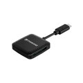 Transcend RDC3 - MicroSDHC - MicroSDXC - SDHC - SDXC - Schwarz - CE/FCC/BSMI/KC/RCM/EAC - USB 3.2 Gen 1 (3.1 Gen 1) Type-C - 115 mm - 30 mm