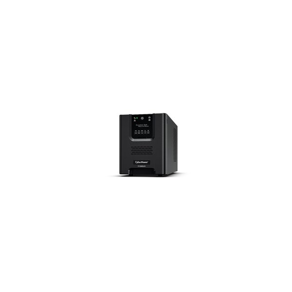 CyberPower Systems CyberPower PR1000ELCD Line-Interactive USV 1000VA/900W Tower - Reine Sinsuwelle - AVR - LCD - Ausgang (8) IEC - RJ45 Lan Protection - RS232 - USB (HID) - EPO - Expansion Port für opt. Netzwerkkomunikation - Line-Interaktiv - 1 kVA - 900