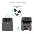 StarTech.com 2 Port USB Ladegerät / Netzteil - 2-fach Ladestecker 17 Watt / 3.4 Amp - Reiseladegerät - Drinnen - AC - 5 V - Schwarz