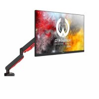Iiyama Gasdruckfederarm für Gaming Monitore - Klemme - 9 kg - 43,2 cm (17") - 76,2 cm (30") - 100 x 100 mm - Schwarz - Rot