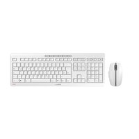Cherry STREAM DESKTOP - Volle Größe (100%) - Kabellos - RF Wireless - QWERTZ - Weiß - Maus enthalten