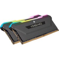 Corsair Vengeance RGB Pro  - 16 GB - 2 x 8 GB - DDR4 - 3600 MHz - 288-pin DIMM - Schwarz