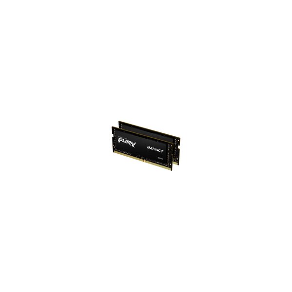 Kingston FURY 64GB 3200MT/s DDR4 CL20 SODIMM (Kit of 2) Impact - 64 GB - 2 x 32 GB - DDR4 - 260-pin SO-DIMM