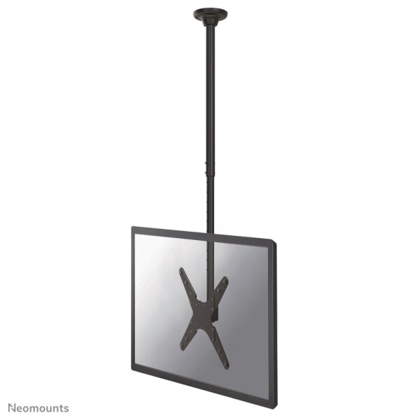 Neomounts FPMA-C340BLACK Monitor-/TV-Deckenhalterung 32-75" - H 106-156 cm - 50 kg - 81,3 cm (32") - 190,5 cm (75") - 100 x 100 mm - 400 x 400 mm - 1060 - 1560 mm