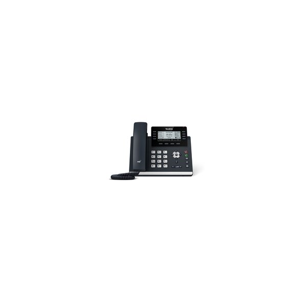 Yealink SIP-T43U - IP-Telefon - Grau - Kabelgebundenes Mobilteil - Tisch/Wand - Im Band - Außerhalb des Bandes - SIP-Info - 12 Zeilen