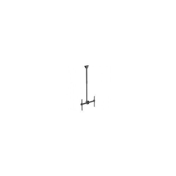 Techly Teleskop Universal Deckenhalterung für 1 LED LCD TV 37"-70", langer Arm