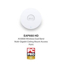 TP-LINK Omada EAP660 HD - 2,4 GHz - 5 GHz - 2402 Mbit/s -...