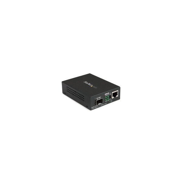 StarTech.com Gigabit Ethernet Glasfaser Medienkonverter mit offenem SFP Steckplatz - Medienkonverter - Gigabit Ethernet