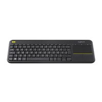 Logitech K400 Plus - Kabellos - RF Wireless - QWERTZ - Schwarz
