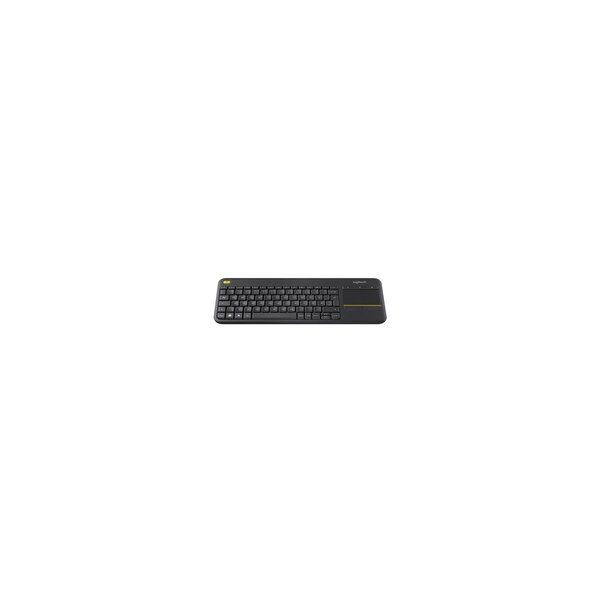 Logitech K400 Plus - Kabellos - RF Wireless - QWERTZ - Schwarz