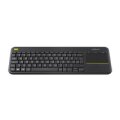 Logitech K400 Plus - Kabellos - RF Wireless - QWERTZ - Schwarz