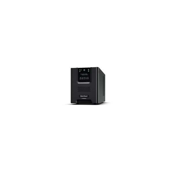 CyberPower Systems CyberPower PR1500ELCD Line-Interactive USV 1500VA/1350W Tower - Reine Sinsuwelle - AVR - LCD - Ausgang (8) IEC - RJ45 Lan Protection - RS232 - USB (HID) - EPO - Expansion Port für opt. Netzwerkkomunikation - Line-Interaktiv - 1,5 kVA -
