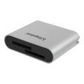 Kingston USB 3.2 Gen1 Workflow SDHC/SDXC UHS-II Speicherkartenlesegerät mit 2 Steckplätzen - SD - SDHC - SDXC - Schwarz - Silber - China - Windows 11 Enterprise x64 - Windows 10 - Windows 11 Home - Windows 10 Education - Windows 11 Pro,... - Mac OS X 13.0
