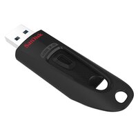 SanDisk Ultra - 128 GB - USB Typ-A - 3.2 Gen 1 (3.1 Gen 1) - 100 MB/s - Dia - Schwarz