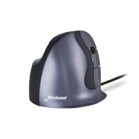 Bakker Evoluent D - rechts - Vertikale Ausführung - USB Typ-A - 3200 DPI - Schwarz