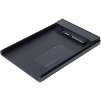 Inter-Tech HD-25620 - HDD-Gehäuse - 2.5 Zoll - SATA - Serial ATA II - Serial ATA III - 5 Gbit/s - USB Anschluss - Schwarz - Weiß