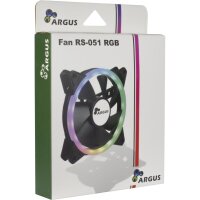 Inter-Tech Argus RS-051 RGB - Computergehäuse - Ventilator - 12 cm - 900 RPM - 22 dB - 50,12 cfm