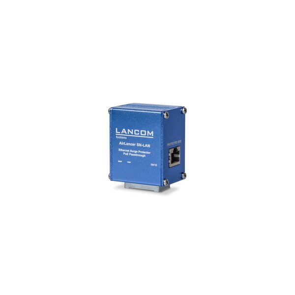Lancom AirLancer SN-LAN - 1000 Mbit/s - IEEE 802.1af - IEEE 802.3 - IEEE 802.3ab - IEEE 802.3at - IEEE 802.3u - Gigabit Ethernet - 10,100,1000 Mbit/s - 1,2 A - Blau