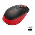 Logitech M190 - Beidhändig - Optisch - RF Wireless - 1000 DPI - Rot