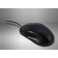 Inter-Tech M-3026 - Beidhändig - Optisch - USB Typ-A - 1000 DPI - Schwarz