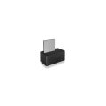 ICY BOX IB-1121-C31 - HDD - SATA - Serial ATA II - Serial ATA III - 2.5,3.5" - USB 3.2 Gen 2 (3.1 Gen 2) Type-C - 6 Gbit/s - Anthrazit - Schwarz