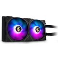 Gigabyte AORUS WATERFORCE 280 - All-in-One-Flüssigkeitskühler - 83,83 cfm - Schwarz