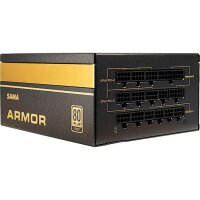Inter-Tech SAMA FTX-850-B ARMOR - 850 W - 110 - 240 V - 850 W - 47 - 63 Hz - 6 - 15 A - Aktiv