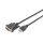 DIGITUS DB-330300-020-S - HDMI Adapterkabel, Typ A-DVI(18+1) St/St, 2.0m, Full HD, sw