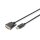 DIGITUS DB-340301-020-S - DisplayPort Adapterkabel, DP - DVI (24+1) St/St, 2.0m, m/Verriegelung, DP 1.1a, CE, sw