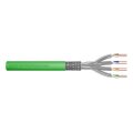DIGITUS DK-1843-VH-1 - CAT 8.2 S-FTP install. cable, 2000 MHz, AWG 22/1 Dca, 100 m, ring, simplex, grün