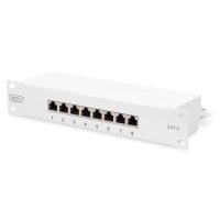 DIGITUS DN-10-SET-3 - 10 Zoll Netzwerk Set, inkl. 12HE Wandgehäuse, grau und diversen Komponenten