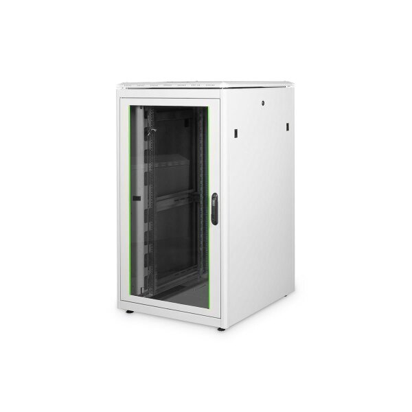 DIGITUS DN-19-26U-8/8-1 - 26HE Netzwerkschrank, Unique 1342x800x800 mm, Farbe Grau (RAL 7035)