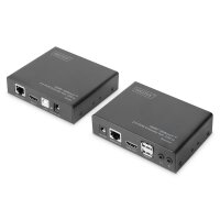 DIGITUS DS-55505 - HDBaseT 2.0 HDMI KVM Extender Set 4K/60Hz (4:2:0), 6x USB
