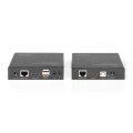 DIGITUS DS-55505 - HDBaseT 2.0 HDMI KVM Extender Set 4K/60Hz (4:2:0), 6x USB