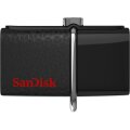 SanDisk Drive USB Ganda Ultra Tipe-C 256 GB - 256 GB - USB Type-A / USB Type-C - 3.2 Gen 1 (3.1 Gen 1) - 150 MB/s - Dia - Grau - Silber