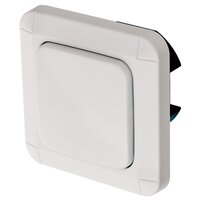 Brennenstuhl BrematicPRO Funk-Einbauwandschalter Unterputz UPWS 868 01 W1000 - Tasten - Kabellos - Weiß - IP20 - 868.3 MHz - 100 m - 80 mm