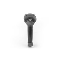 DIGITUS DA-81002 - 2D Barcode Scanner, Bi-direktional 200 Scans/sek, 2 m USB-RJ45 Kabel, mit Halterung