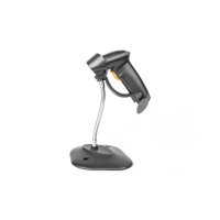 DIGITUS DA-81002 - 2D Barcode Scanner, Bi-direktional 200 Scans/sek, 2 m USB-RJ45 Kabel, mit Halterung