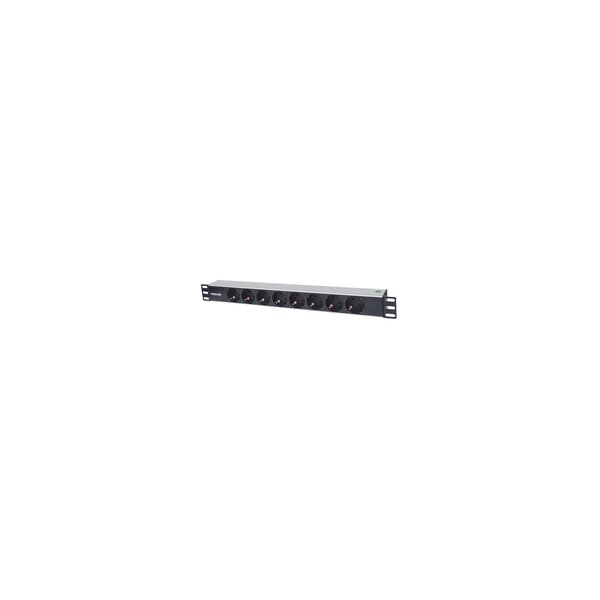 Intellinet Verlängerungsschnur ( Rack-montierbar ) - Wechselstrom 250 V - Eingabe, Eingang CEE 7/4 (SCHUKO)