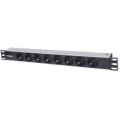 Intellinet Verlängerungsschnur ( Rack-montierbar ) - Wechselstrom 250 V - Eingabe, Eingang CEE 7/4 (SCHUKO)