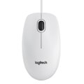 Logitech B100 - optische Maus - weiß