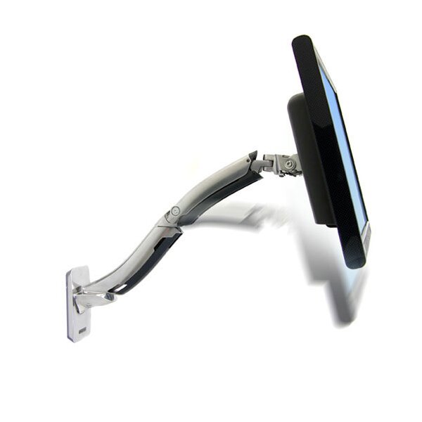 Ergotron MX Wall Mount LCD Arm - 13,6 kg - 106,7 cm (42") - 75 x 75 mm - 200 x 200 mm - Aluminium