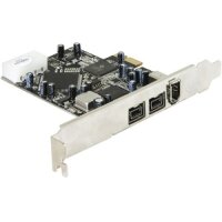 Delock PCI Express card FireWire A / B - Videoschnittkarte - PCI Express x1