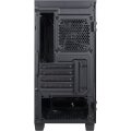 Inter-Tech X-608 Infinity Micro - Tower - PC - ITX - micro ATX - Glas - Gaming - Blau - Grün - Rot