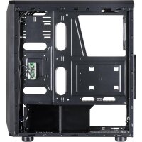 Inter-Tech C-3 Saphir - Tower - PC - Schwarz - ATX - ITX - micro ATX - Stahl - Gehärtetes Glas - Gaming