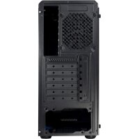 Inter-Tech C-3 Saphir - Tower - PC - Schwarz - ATX - ITX - micro ATX - Stahl - Gehärtetes Glas - Gaming