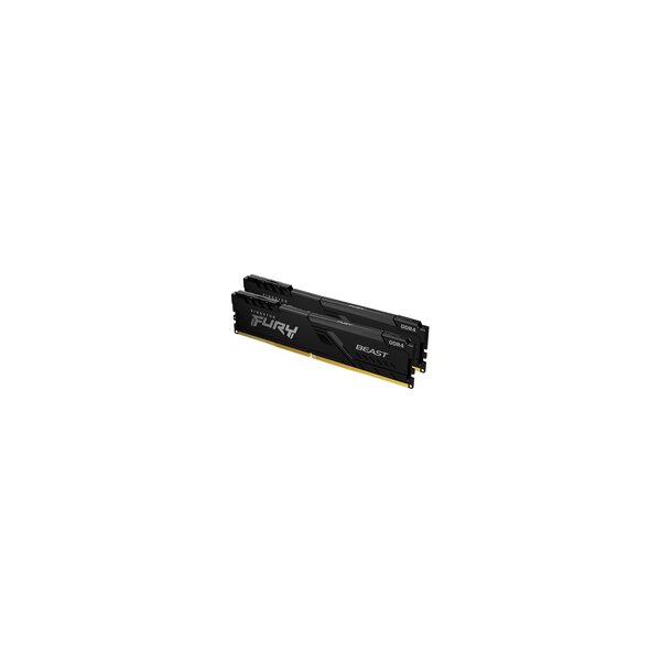 Kingston FURY Beast 32GB 3200MT/s DDR4 CL16 DIMM (2er-Kit) 1Gx8 Black - 32 GB - 2 x 16 GB - DDR4 - 288-pin DIMM