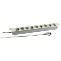 EFB Elektronik 19" 1HE Steckdosenleiste 9 x CEE 7/3,...