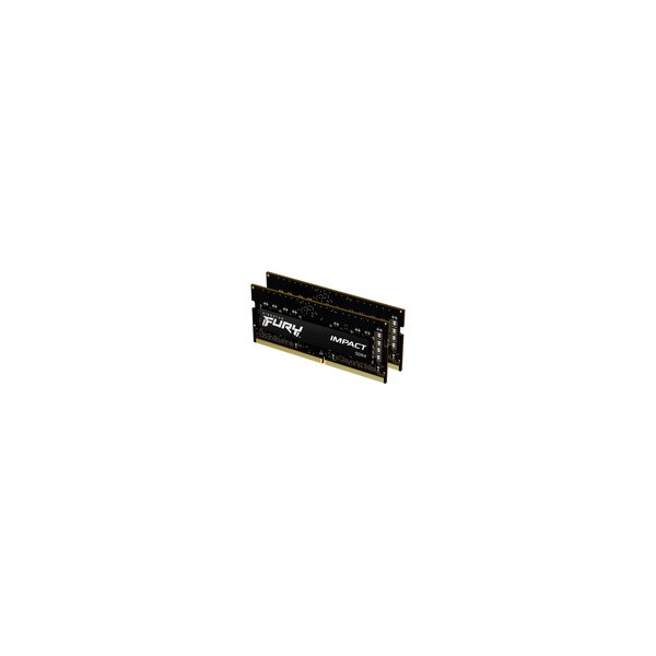 Kingston FURY 32GB 3200MT/s DDR4 CL20 SODIMM (Kit of 2) Impact - 32 GB - 2 x 16 GB - DDR4 - 260-pin SO-DIMM